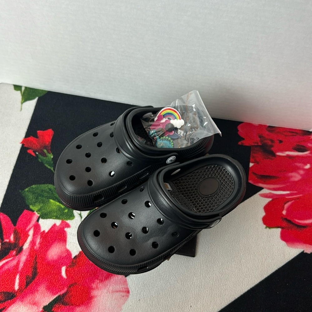 Hobibear Boys Girls Unisex Clogs Slip On Water Shoes Sandals with Charms